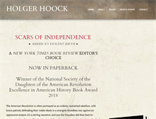 Tablet Screenshot of holgerhoock.com